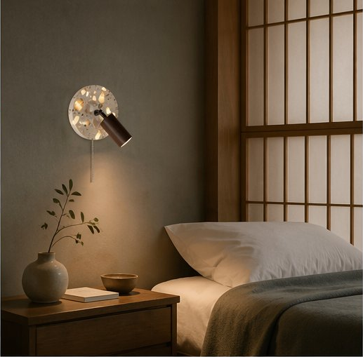 Applique murale DAIGO en bois massif — en situation — Lumren