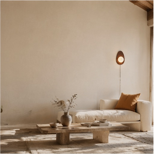 Applique murale HIRO en bois massif — en situation — Lumren