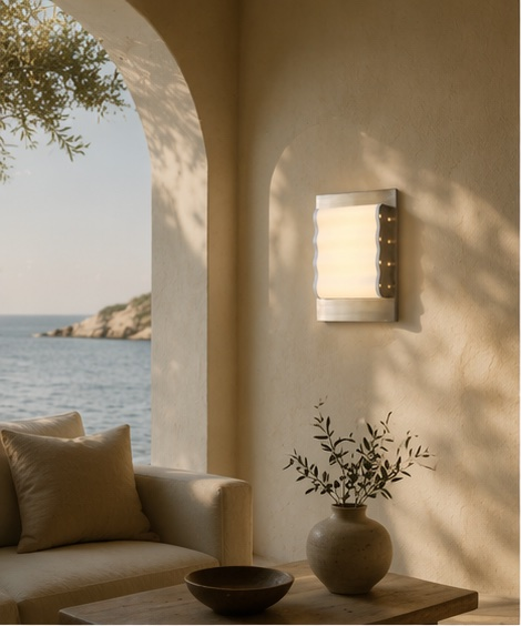 Applique murale NARUO en acrylique — vue de détail — Lumren